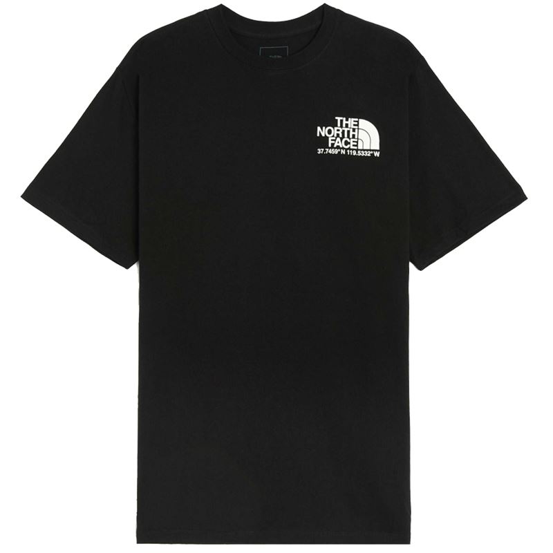 reputación Ocurrencia Fundación ᐈ Camiseta de Montaña The North Face Coordinates Negro Hombre – Atmosfera  Sport©