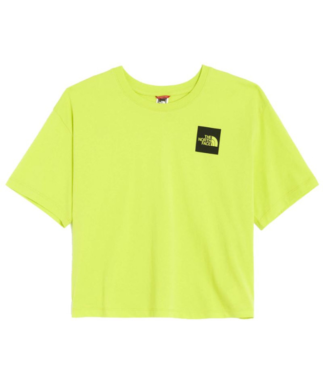 Mountain T-Shirt The North Face Cropped Fine Women's Green
