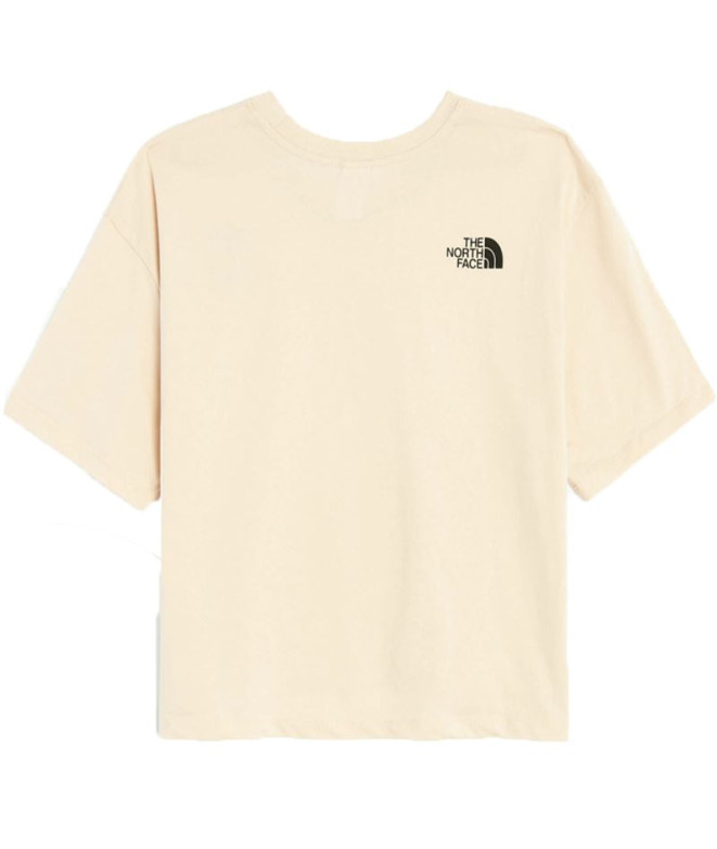 Mountain T-Shirt The North Face Cropped Fine Women's Pink