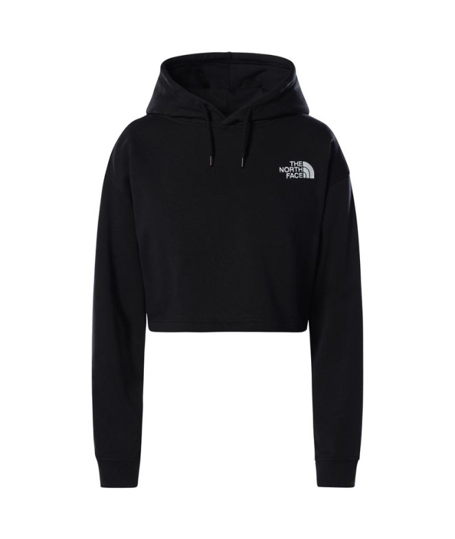 Moletom de Montanha The North Face Logotipo Preto Mulher