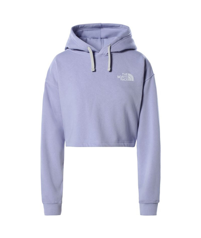 Mountain Sweatshirt The North Face Logo Lilas Femmes