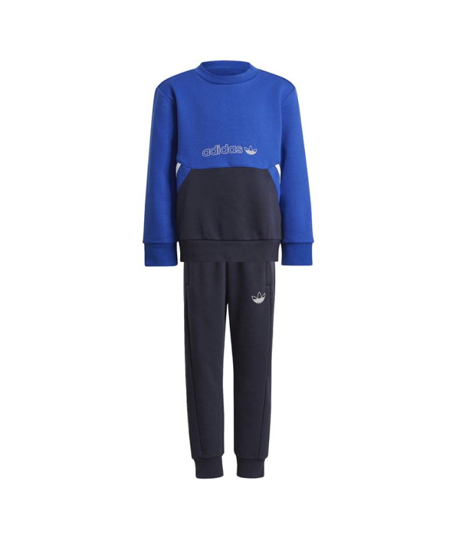 Set adidas Crew blue Kids