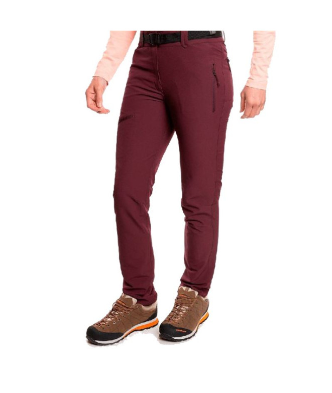 Pantalon de montagne Trangoworld Dorset Femme Rouge