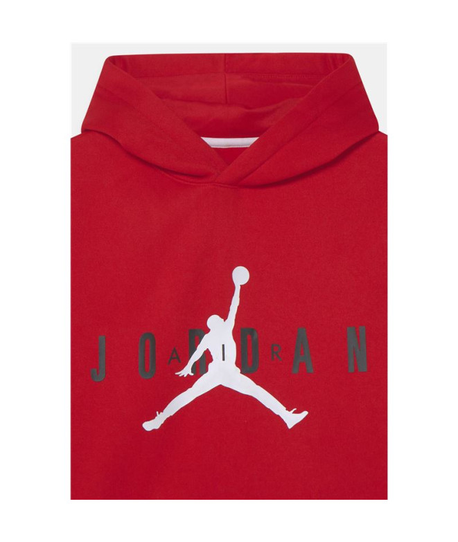 Sweatshirt Nike Jordan Jumpman Little Kids red Boy