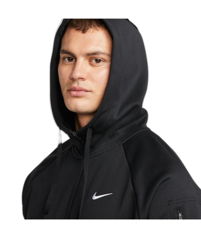 Moletom fitness Nike de Therma-Fit preto Homem