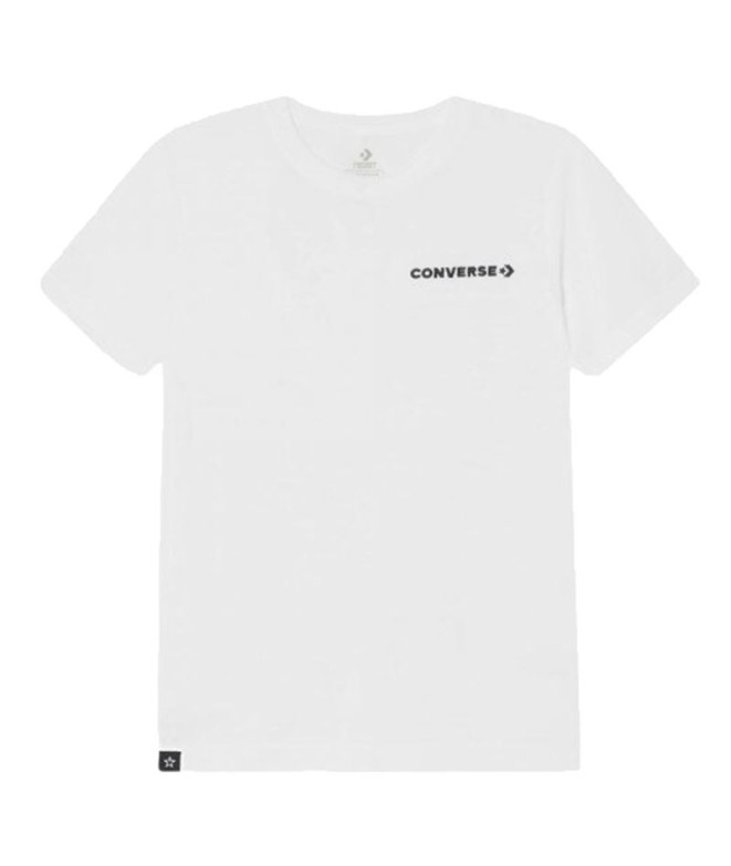 Camiseta Converse Excedente de campo branco Infantil