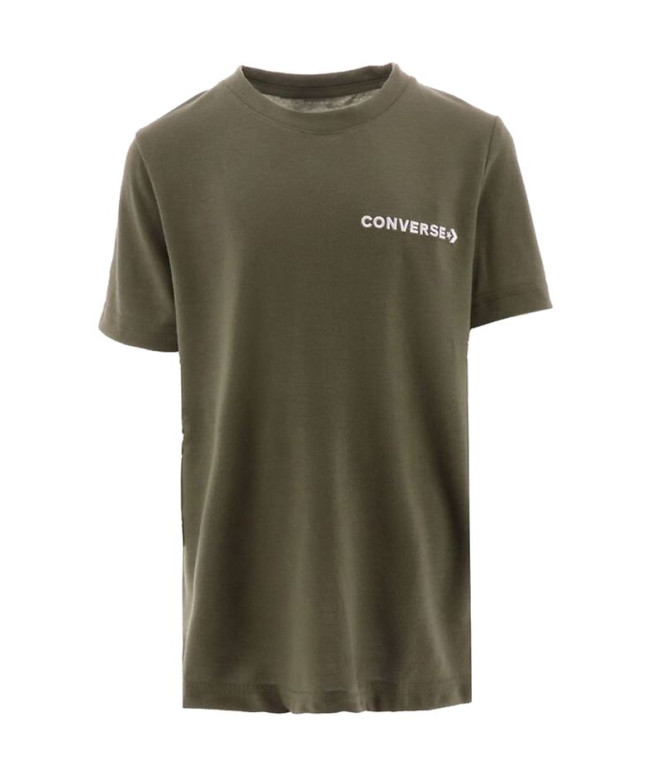 Camiseta Converse Field Surplus verde Infantil