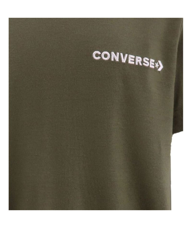 Camiseta Converse Excedente de campo verde...