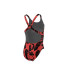 Calção de banho Nike Fastback vermelho Fato de banho de menina