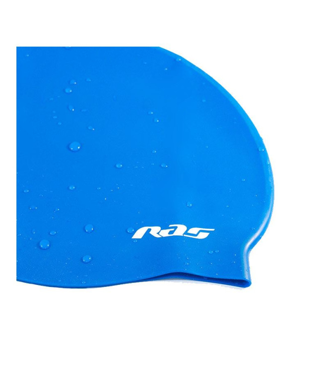 Touca de natação de silicone Oxy azul padrão para crianças