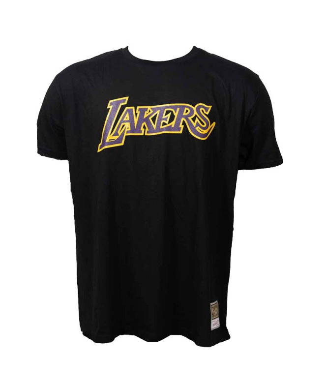 T-shirt de basquetebol para homem Mitchell & Ness Los Angeles Lakers