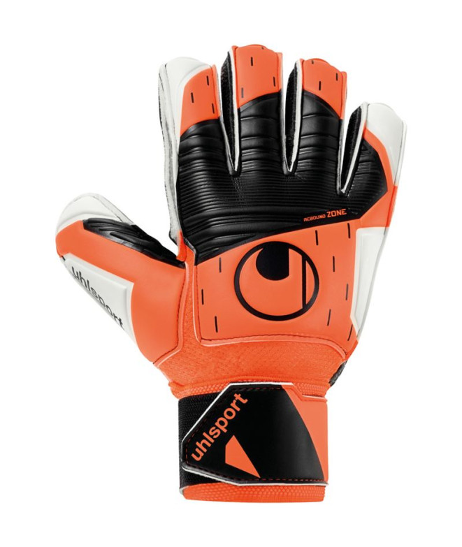 Luvas de futebol UhlSport Soft Resist+ Flex Frame cor de laranja