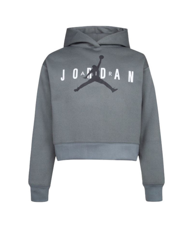 Sweatshirt Nike Jordan Jumpman Grands enfants gris Filles