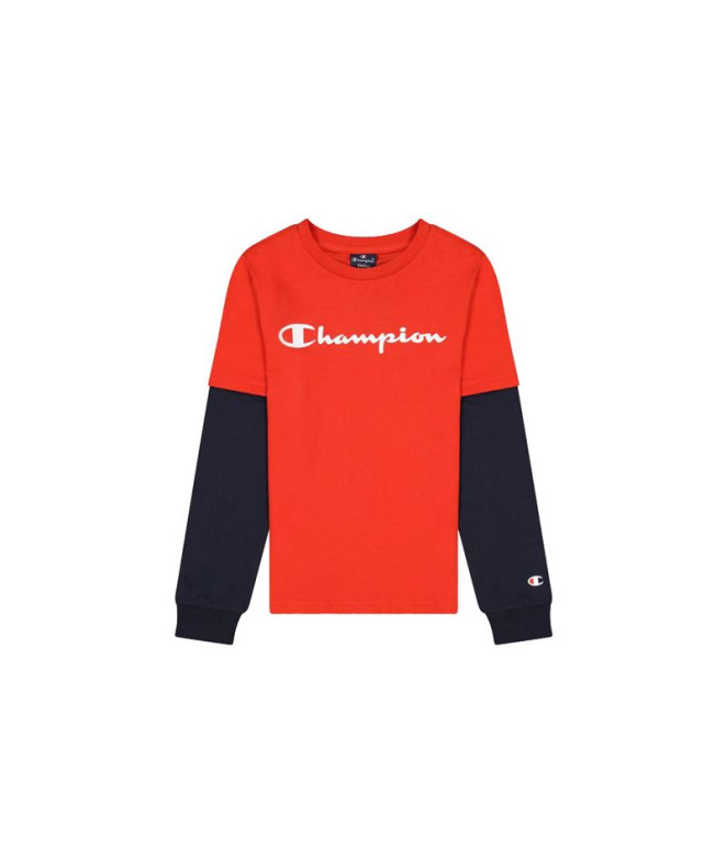 T-shirt Champion vermelho Rapaz