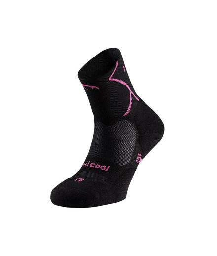 Meias de trail Lurbel Track preto Mulher