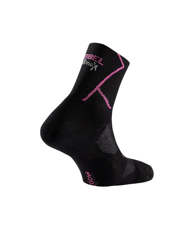 Meias de trail Lurbel Track preto Mulher