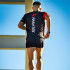 Camiseta de running Kamuabu SoyMaraton preto/vermelho