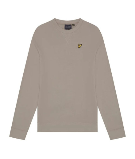 Moletom Lyle&Scott V1 Crew Neck Bege Homem