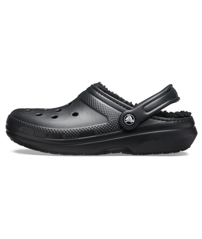 Tamancos Crocs Tamanco clássico com forro U Preto