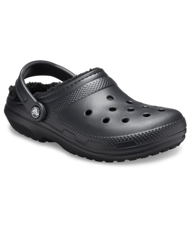 Tamancos Crocs Tamanco clássico com forro U Preto