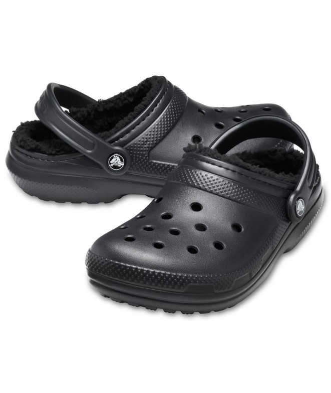 Tamancos Crocs Tamanco clássico com forro U Preto
