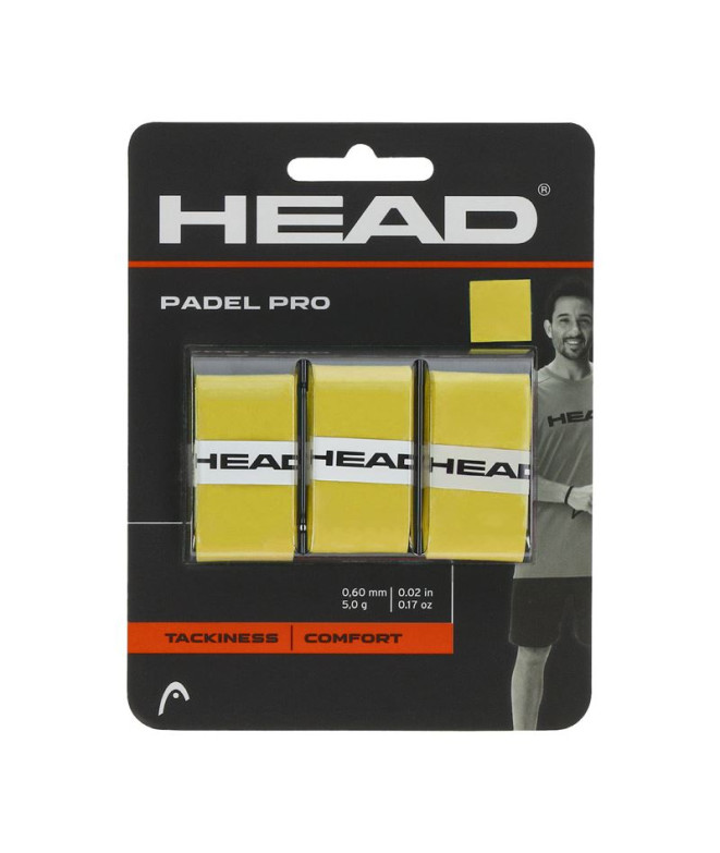 Grip de pádel Head Pro X3 amarillo
