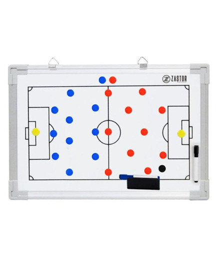 Pizarra de fútbol Zastor Team 30X45cm blanco