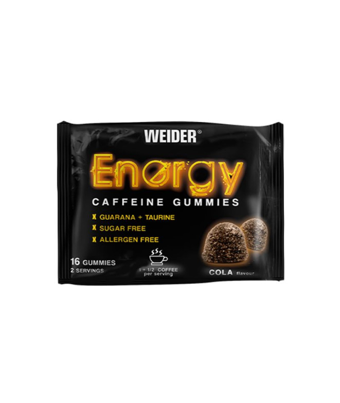 Gominolas Weider Gummies Energy Caffeine