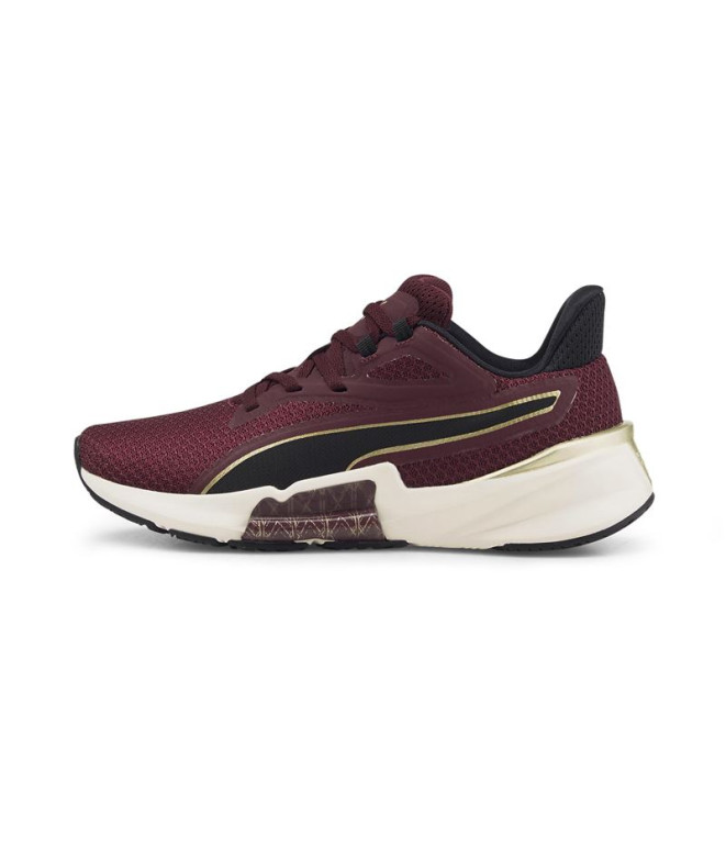 Puma PWRFrameTR Deco Deco Glam vinho tinto Ténis de treino para mulher