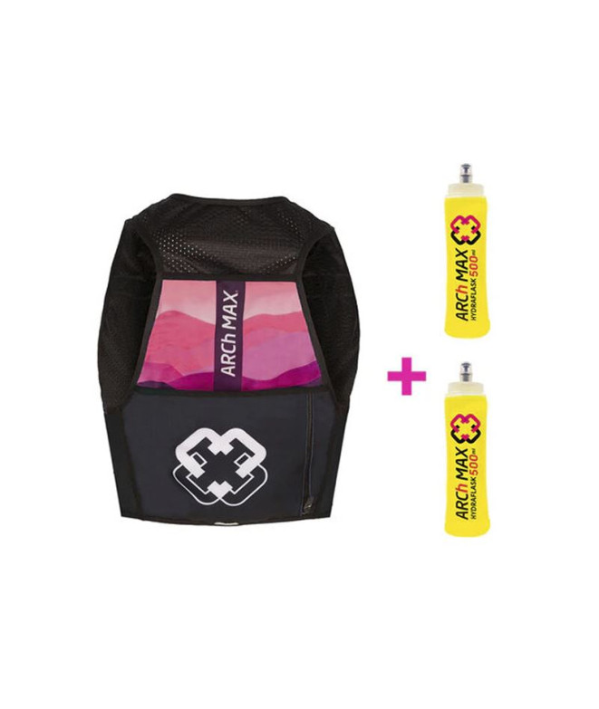 Colete de running Arch Max Hydration 6L 2SF500ml rosa