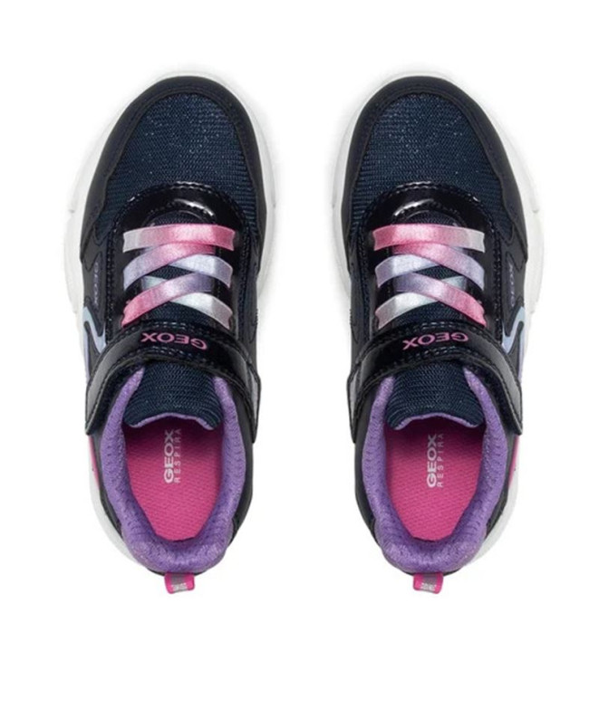 Zapatillas Geox J Aril azul Niña
