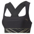 Sujetador deportivo de traning Puma Mid Impact Deco Glam negro Mujer