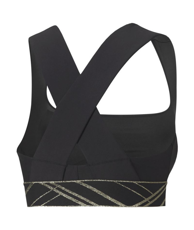 Soutien desportivo Puma Mid Impact Deco Glam...