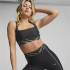 Sujetador deportivo de traning Puma Mid Impact Deco Glam negro Mujer