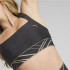 Sujetador deportivo de traning Puma Mid Impact Deco Glam negro Mujer