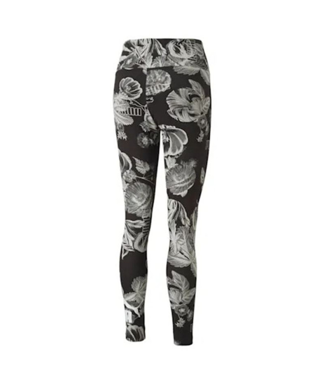 Collant Puma Frozen Flower noir Femmes