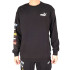 Sudadera Puma Repeat Graphic Crew negro Hombre