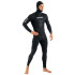 pesca submarina Fato de mergulho Seac Shark 5 mm preto Homem