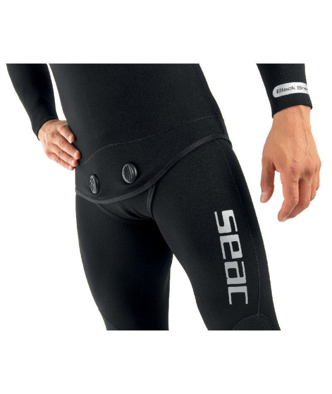 Traje de pesca submarina Seac Shark 5 mm negro...