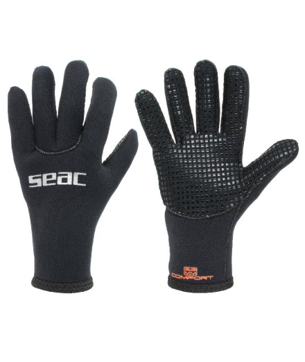 Guantes de Pesca submarina Seac Comfort 3 MM negro Guantes de Pesca submarina Seac Comfort 3 MM negro