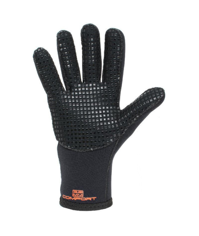 Guantes de Pesca submarina Seac Comfort 3 MM negro