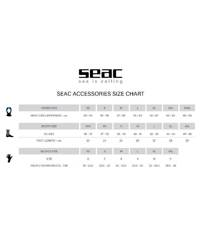 Calcetines de pesca Seac submarina Seal Skin...