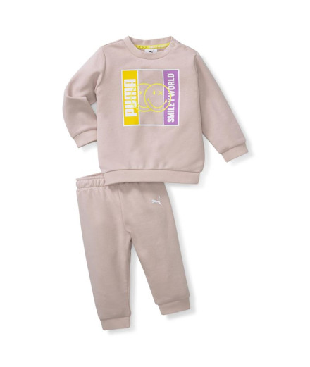 Fato de treino Puma Smileworld Minicat Rosa bebé