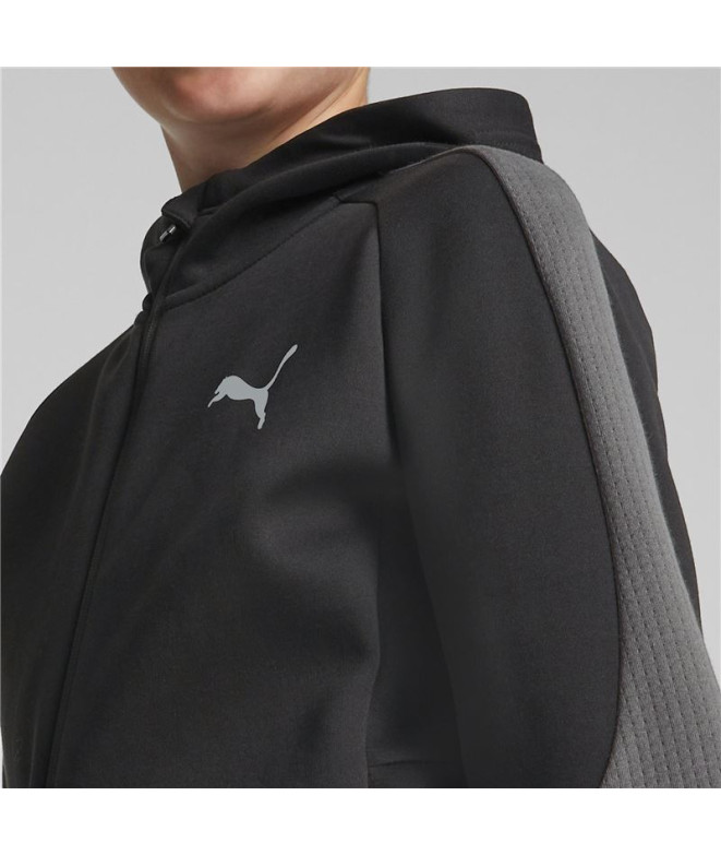 Casaco Puma Evostripe para crianças Preto