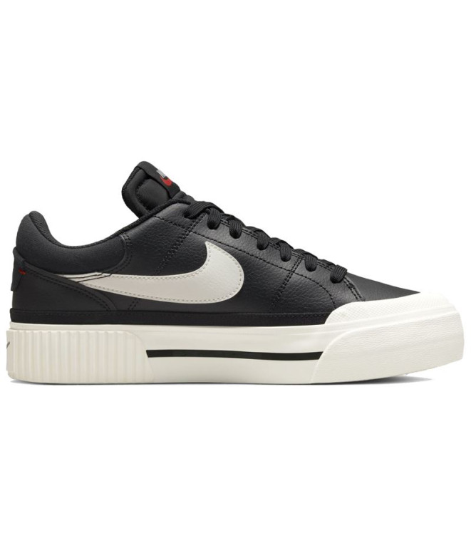 Chaussures Nike Court Legacy Lift Noir Femme