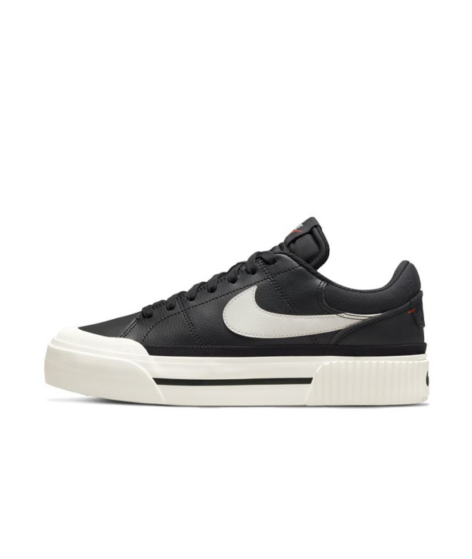 Sapatilhas Nike Court Legacy Lift Preto Mulher