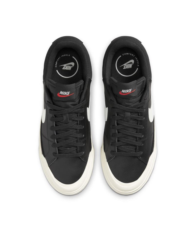 Sapatilhas Nike Court Legacy Lift Preto Mulher