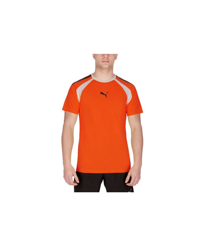 Camiseta de Pádel Puma Team Liga Laranja Homem