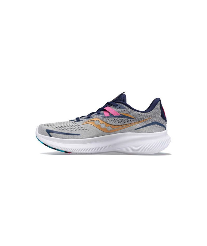 Chaussures Saucony Ride 15 Gris Hommes