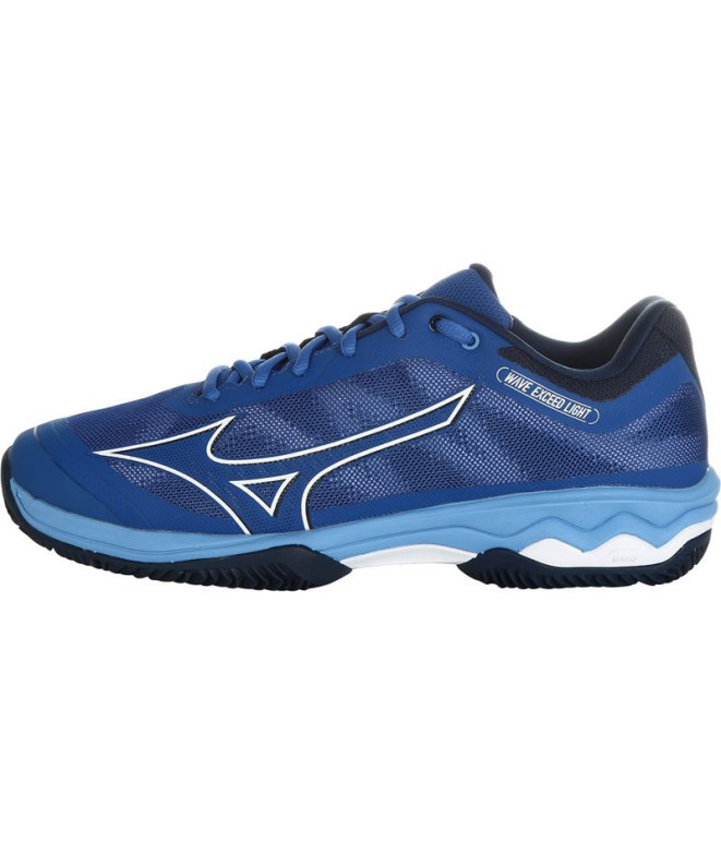 Chaussures de Padel Mizuno Wave Exceed Light Clay Court Blue Homme